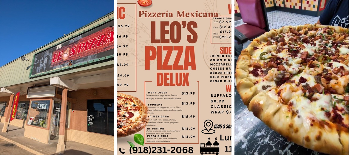 Leo's pizza Menu